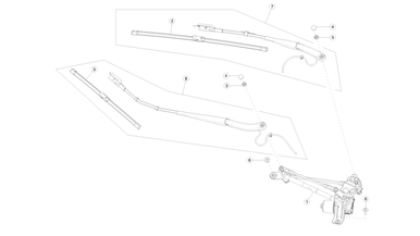 Windshield wipers and motor nikolacars