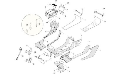 MAT, CENTER CONSOLE