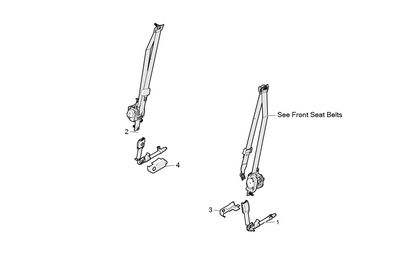 Cover - Pre Tensioner - LH