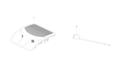 ASSY COMPLETE - OVERHEAD CONSOLE - FOG