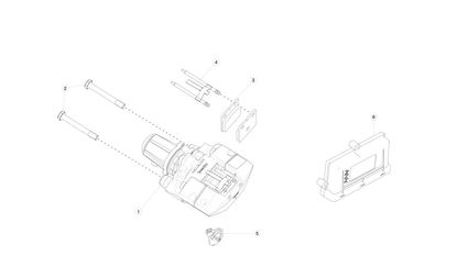 PARKING BRAKE CALIPER LINING SHIM ASSY