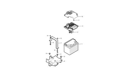 SHEETMETAL - 12V BATTERY TRAY - ASSY RC