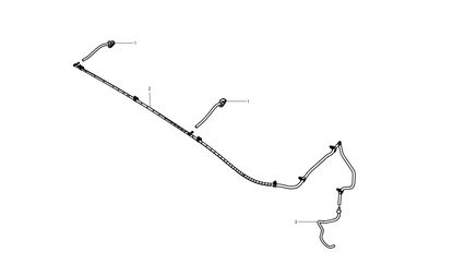 ASY-HARNESS/HOOD WASHER HOSE-HEATED WASHER NOZZLES