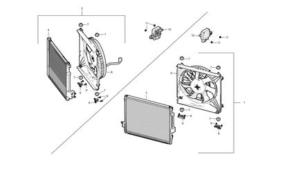 Condenser bracket