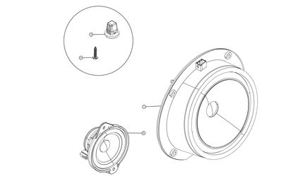 AUDIO - SPEAKER - MID WOOFER 160MM