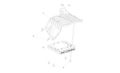 BRACKET - ECU - AIR SUSPENSION