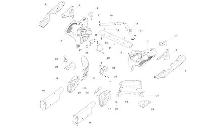 ADAPTOR-RAIL FR RH DM