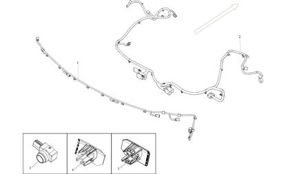 S10/S11 RETAINERS (PARK ASSIST REAR FASCIA)