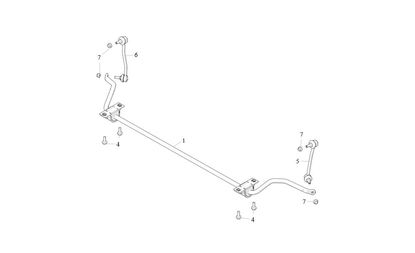 FR STABILIZER BAR ASSEMBLY - Performance +, S3, S2 w/ Coil