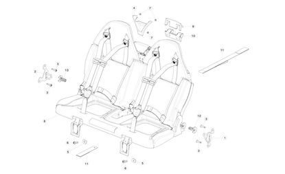 2ND ROW BEZEL UPR