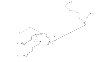 BRAKE LINE, PRIMARY 2-TUBE BUNDLE, HPDM