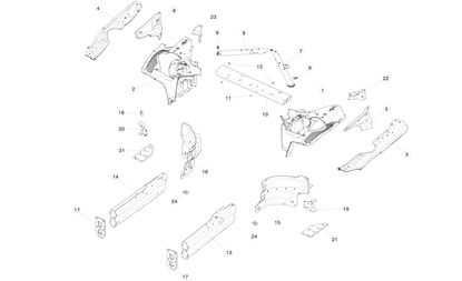 PLATE LWR - FR TORQUE BOX SVC