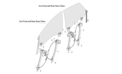 CLIP, WINDOW REGULATOR REINF, RR LH