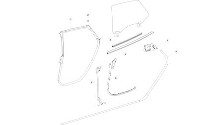 TAPE, DOOR WATER EGRESS, 1"x4"