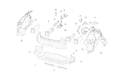 REAR BODY PANEL-RR COMP SVC