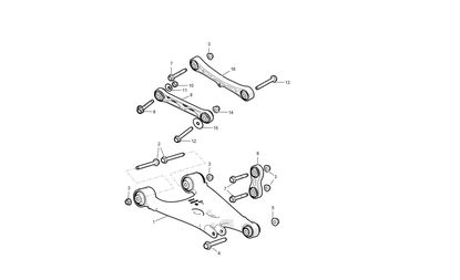 RR SUSP UPPER LINK ASSY