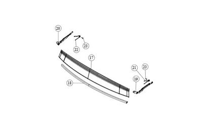 SPRING, WIND DEFLECTOR RH