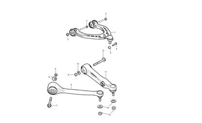 FR UPR CTRL ARM, LH, DUAL MOTOR