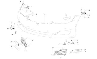 BRKT, FR FOG LAMP, RH (MS2)