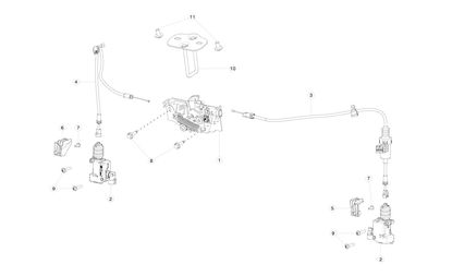 CABLE ABUTMENT BRACKET LEFT