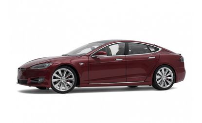 Модель Tesla Model S масштабом от оригинала 1:18