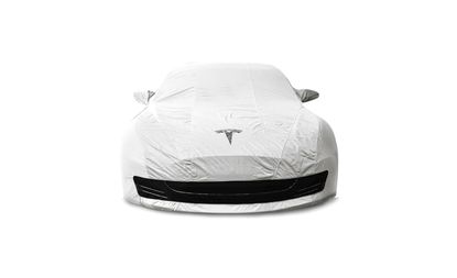 Чехол для электромобиля Tesla Model S (светлый)