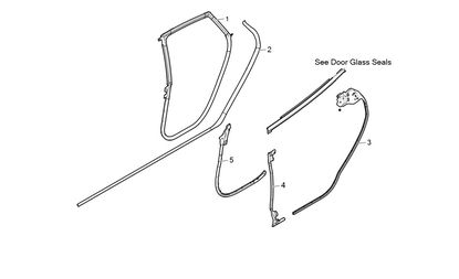 SEAL - BODY SIDE RR PRIMARY - LH