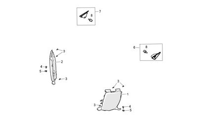 LAMP ASY SIDE REPEATER (LH) - Founder