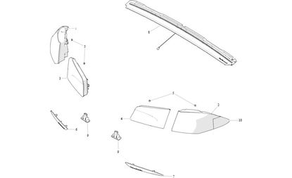 LAMP ASY RR REFLEX (LH)