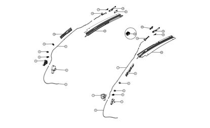 Panorama Roof Drive Tube - Left