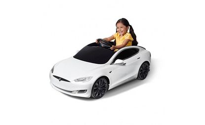 Tesla Model S для детей (белый)