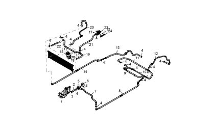 ASY - HOSE(PT) - PUMP TO ROCKER