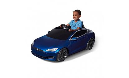 Tesla Model S для детей (синий)
