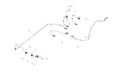 HV CABLE GUIDE,RR SUBFRAME