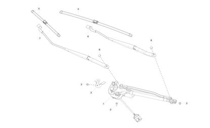 WIPER MODULE (Motor Assy)