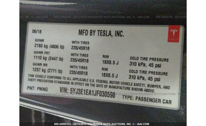 Tesla Model 3 (2018)