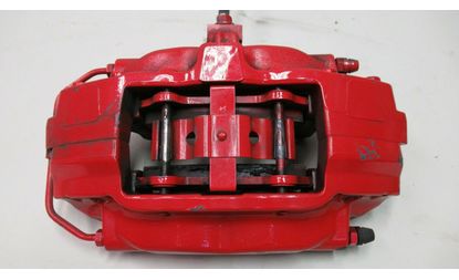 FRONT BRAKE CALIPER WITH PADS - RIGHT - RED (1042640-01-F)