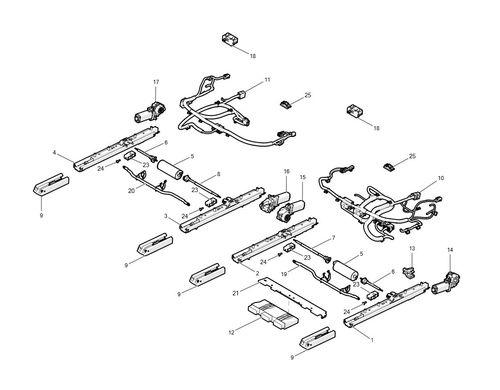 Track - Outer - LH Front Seat