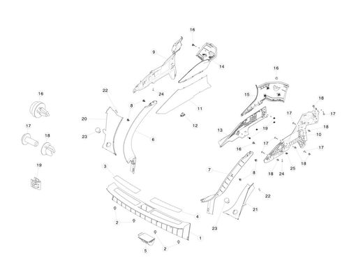 COVER, SILL TRUNK LH