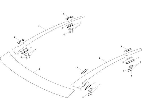 BRKT, MOVING GLASS LATCH