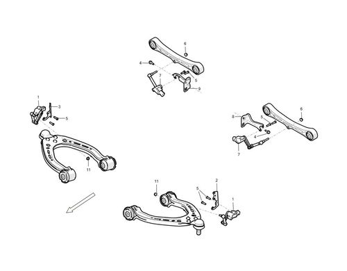 SUSP RIDE HEIGHT SNSR ASY RR