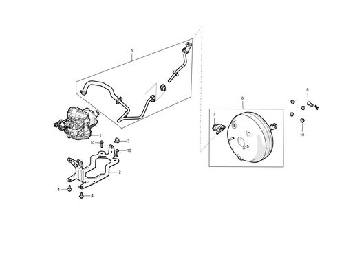 BRKT - BRAKE VACUUM PUMP