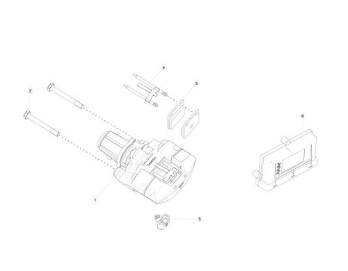 PARKING BRAKE CALIPER LINING SHIM ASSY