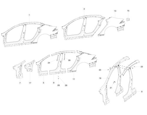 MOUNT - FR SEAT RR M10 SVC