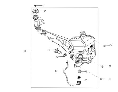 CAP - WASHER BOTTLE