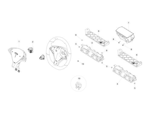 ASY, STEERING CONTROL SWITCH HARNESS