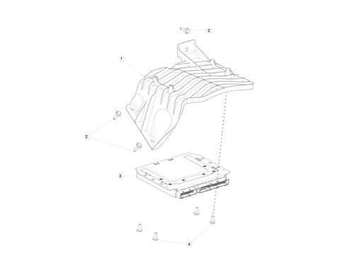 BRACKET - ECU - AIR SUSPENSION