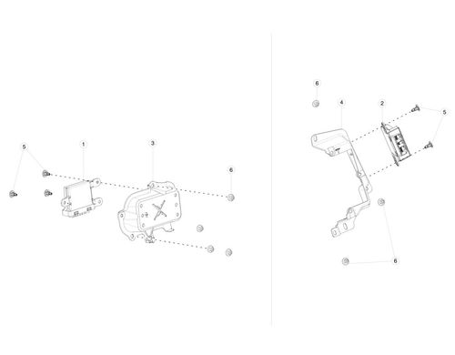 BRACKET, PARK ASSIST/BLINDSPOT ECU