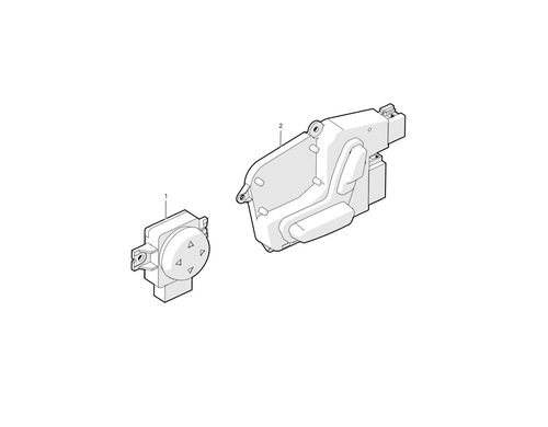 SWITCH SEAT 8WAY LH BLACK