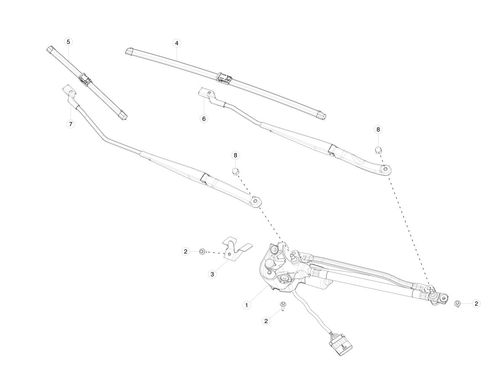 HEX NUT - WIPER ARM